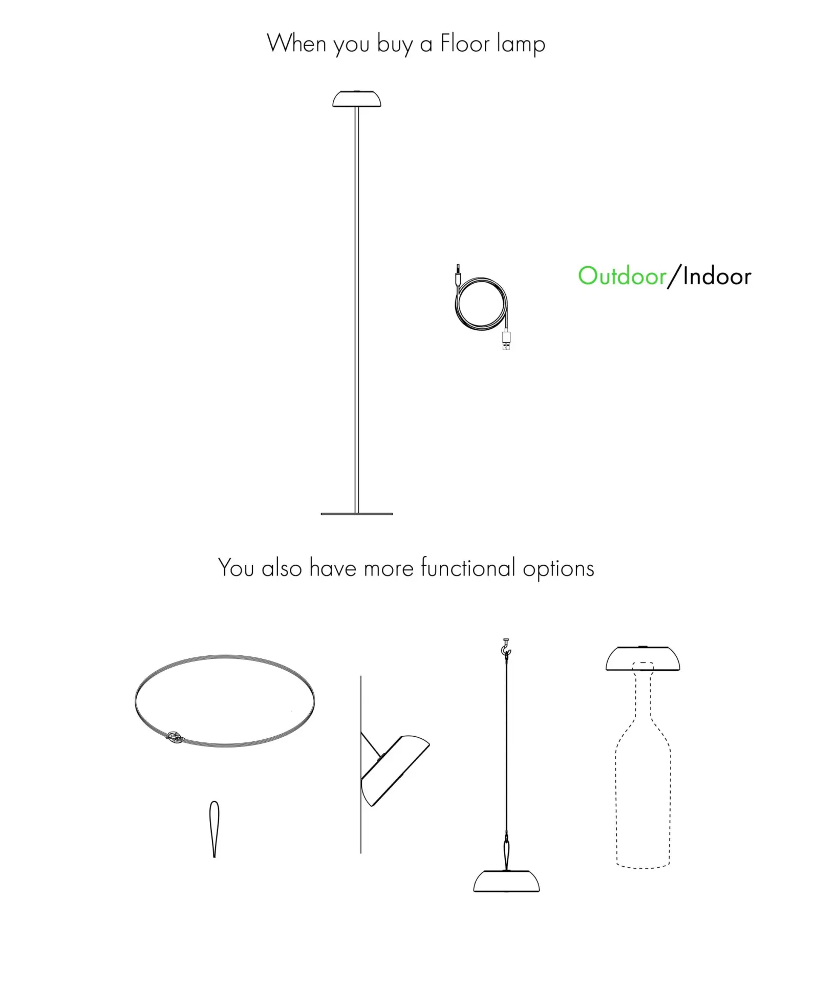 Designer-Stehlampe Float Axo Light mit USB IP55 – Bild 14