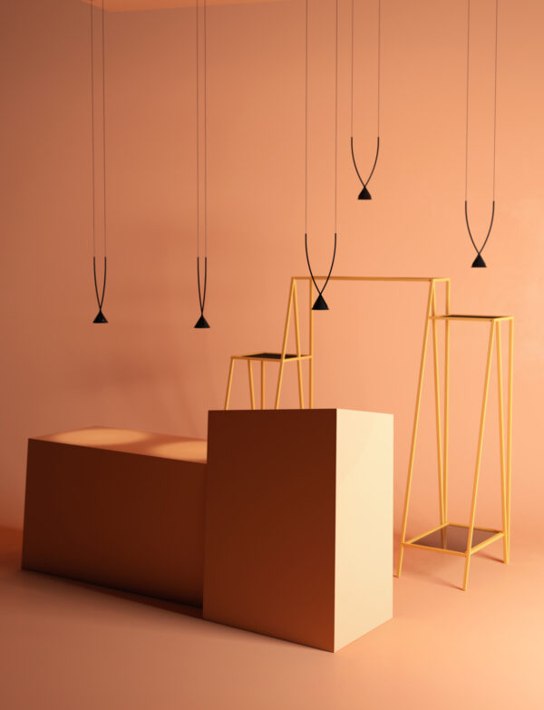 Schöne LED-Hängeleuchte Jewel Axo Light Recyceltes Material