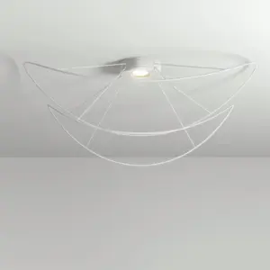 Design LED-Deckenleuchte Hoops Weiß Axo Light