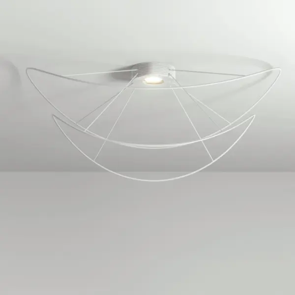 Design LED-Deckenleuchte Hoops Weiß Axo Light