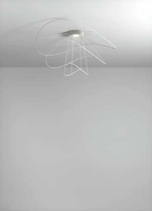 Design LED-Deckenleuchte Hoops Weiß Axo Light