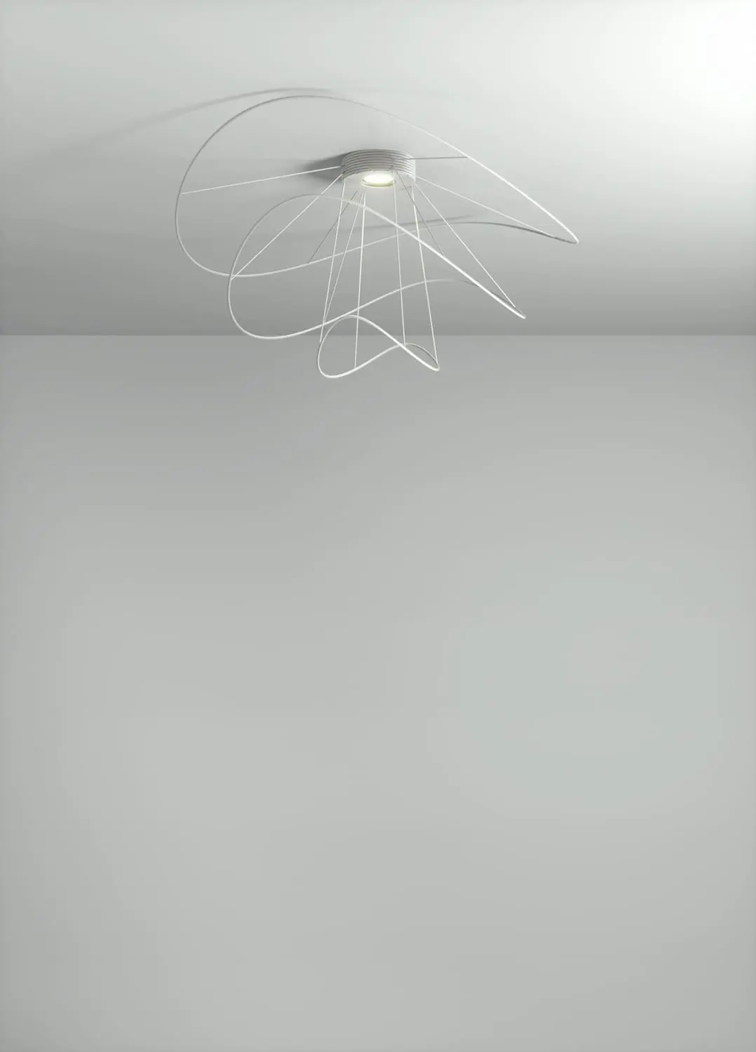 Design LED-Deckenleuchte Hoops Weiß Axo Light – Bild 3