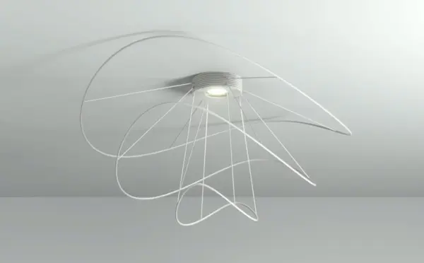 Design LED-Deckenleuchte Hoops Weiß Axo Light