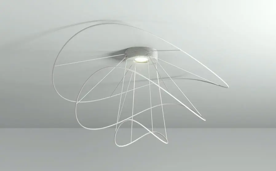 Design LED-Deckenleuchte Hoops Weiß Axo Light – Bild 2