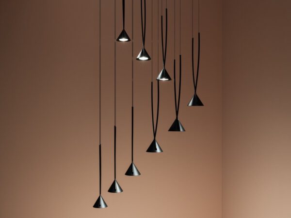 Einzigartige LED-Hängeleuchte Jewel 10 Axo Light Recyceltes Material