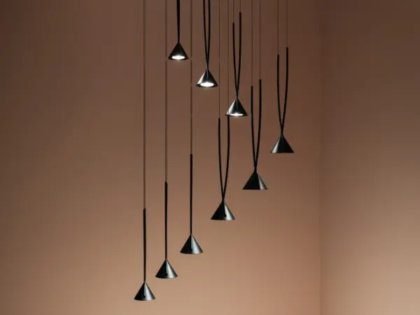 Einzigartige LED-Hängeleuchte Jewel 10 Axo Light Recyceltes Material