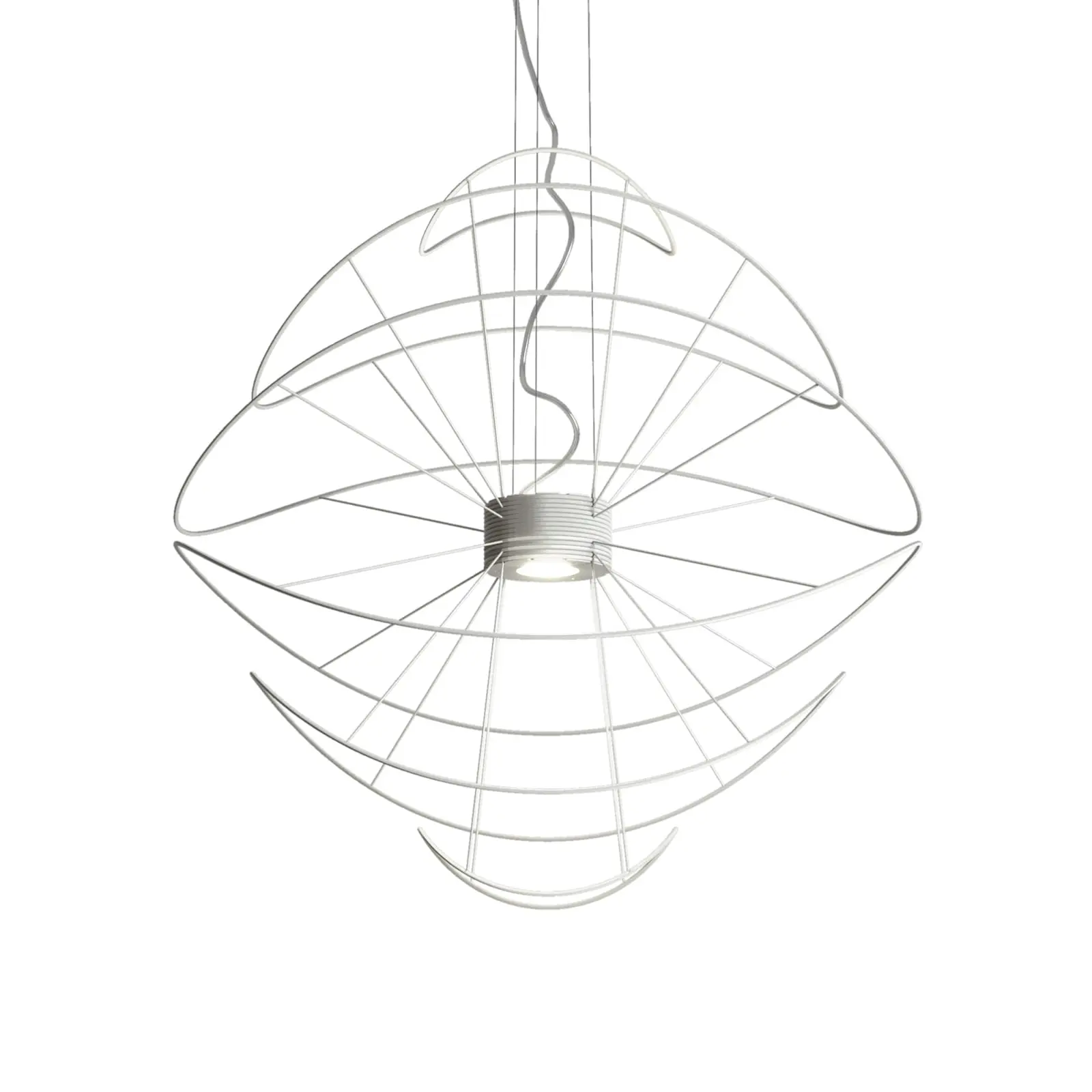 Design LED-Hängeleuchte Weiß Axo Light – Bild 1