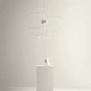 Design LED-Hängeleuchte Weiß Axo Light – Bild 5
