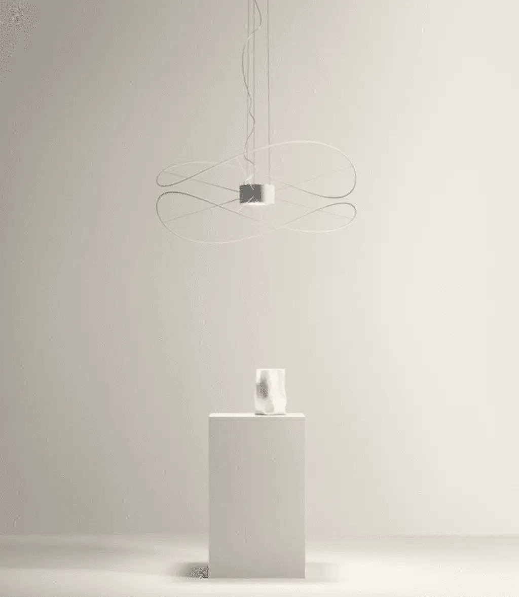 Design LED-Hängeleuchte Weiß Axo Light – Bild 2