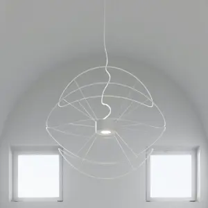 Design LED-Hängeleuchte Weiß Axo Light – Bild 7