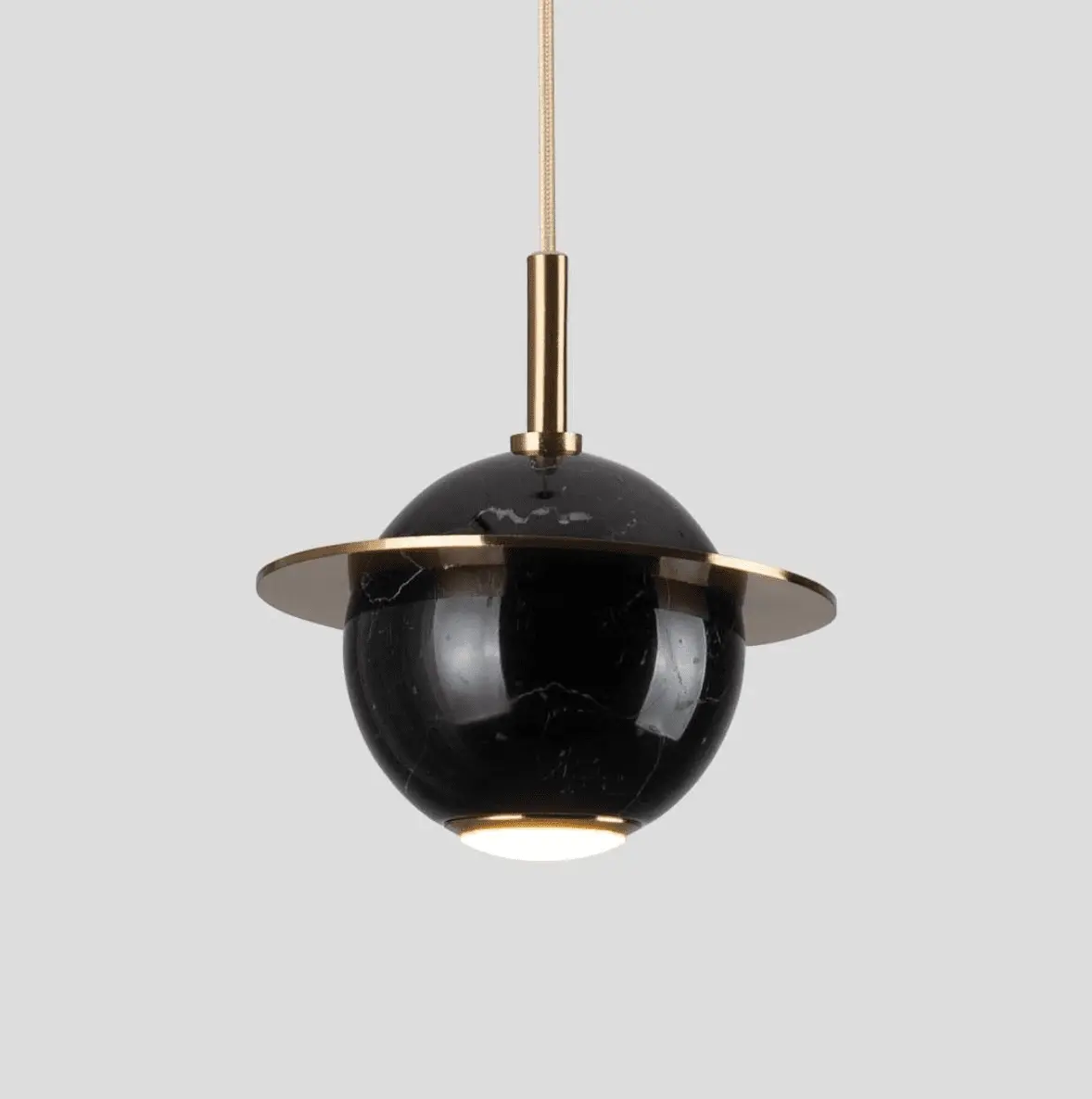 LED Trend- Marmor Hängelampe Uranos – Bild 1