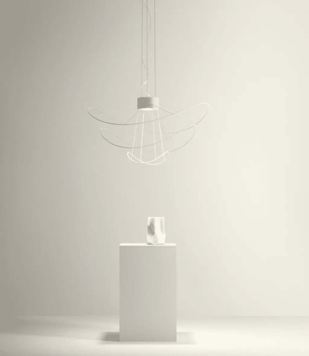 Design LED-Hängeleuchte Weiß Axo Light – Bild 3