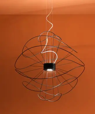 Traumhafte LED-Hängeleuchte Hoops Schwarz Axo Light