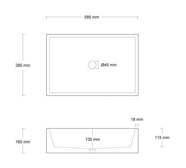 Betonwaschbecken In Vivo 60
