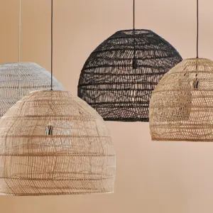Stylische Hängeleuchte Ball L Weiß HKliving – Bild 4