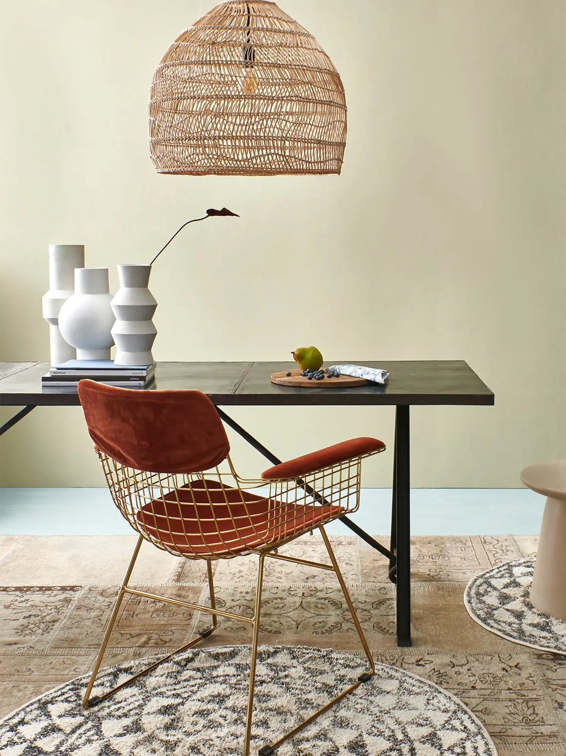 Stylische Hängeleuchte Ball M Natural HKliving – Bild 5