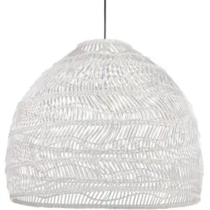 Stylische Hängeleuchte Ball L Weiß HKliving – Bild 2