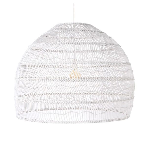 Stylische Hängeleuchte Ball L Weiß HKliving