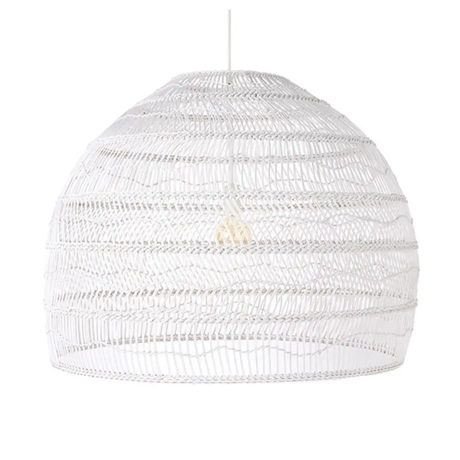 Stylische Hängeleuchte Ball L Weiß HKliving – Bild 1