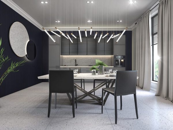Einzigartige LED-Hängeleuchte Organic Horizon