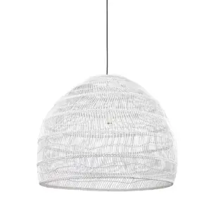 Stylische Hängeleuchte Ball M Weiß HKliving