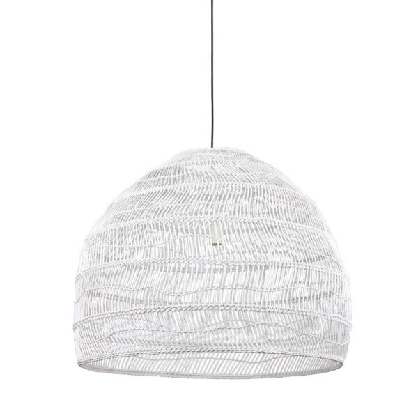 Stylische Hängeleuchte Ball M Weiß HKliving