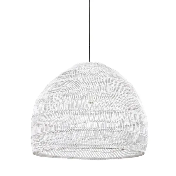 Stylische Hängeleuchte Ball M Weiß HKliving