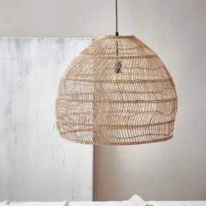 Stylische Hängeleuchte Ball M Natural HKliving – Bild 2