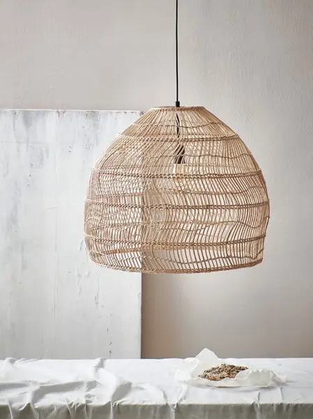 Stylische Hängeleuchte Ball M Natural HKliving