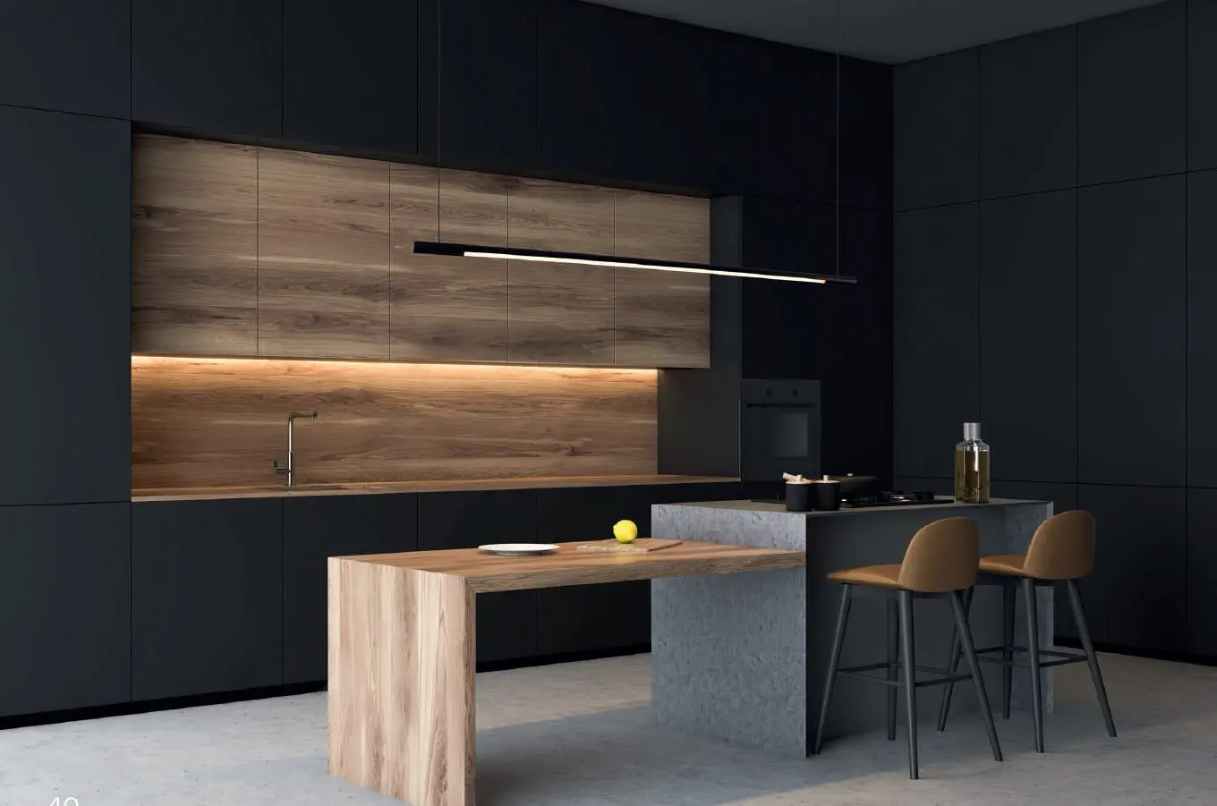 Einzigartige LED-Hängeleuchte Organic Horizon – Bild 5
