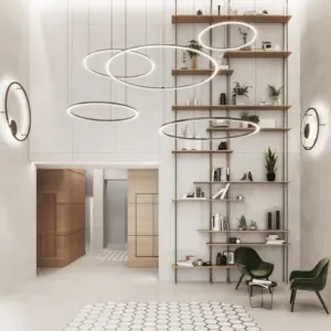 Einzigartige LED Wand-Deckenleuchte U-light Axo Light – Bild 6