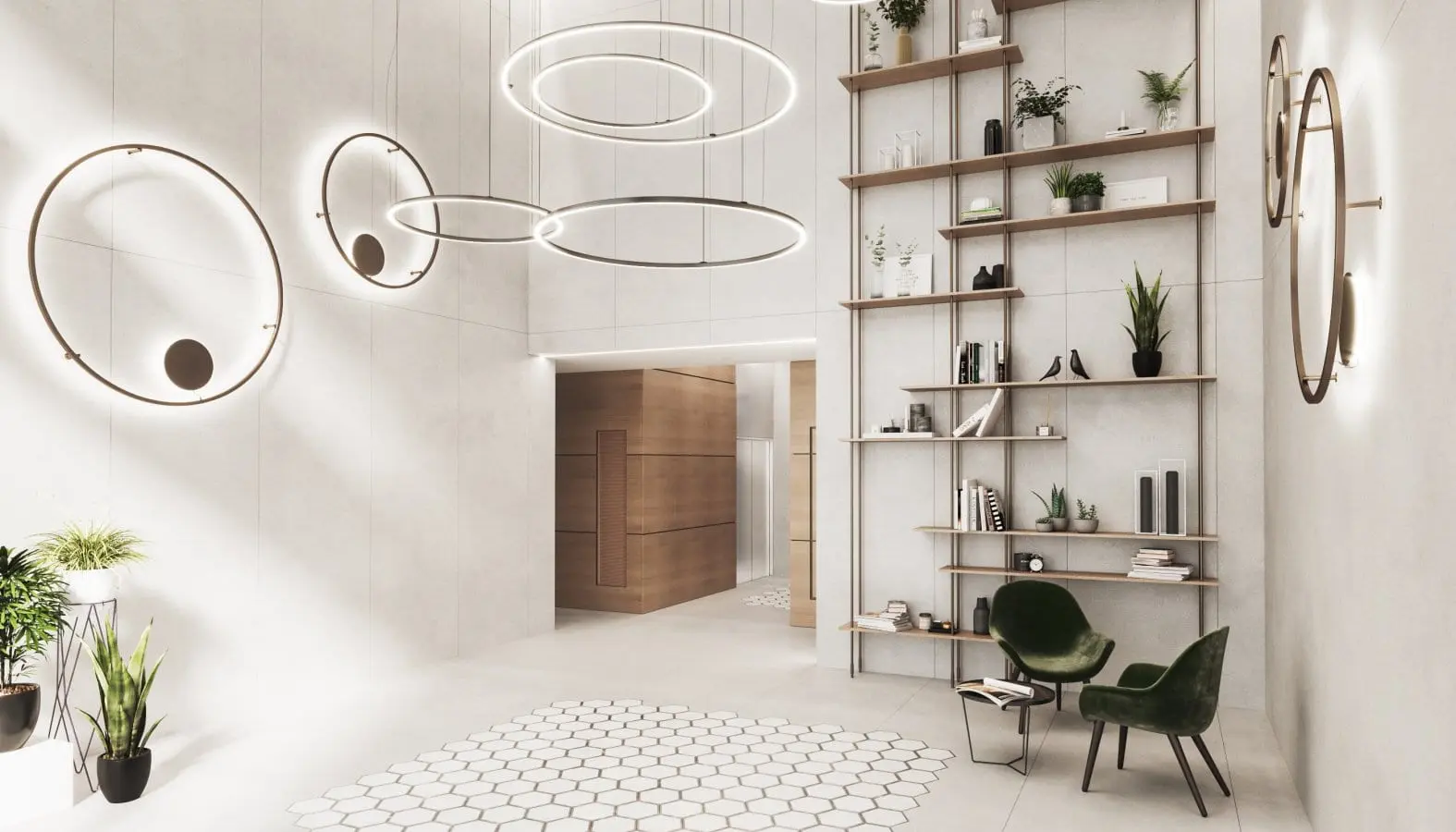 Einzigartige LED Wand-Deckenleuchte U-light Axo Light – Bild 7