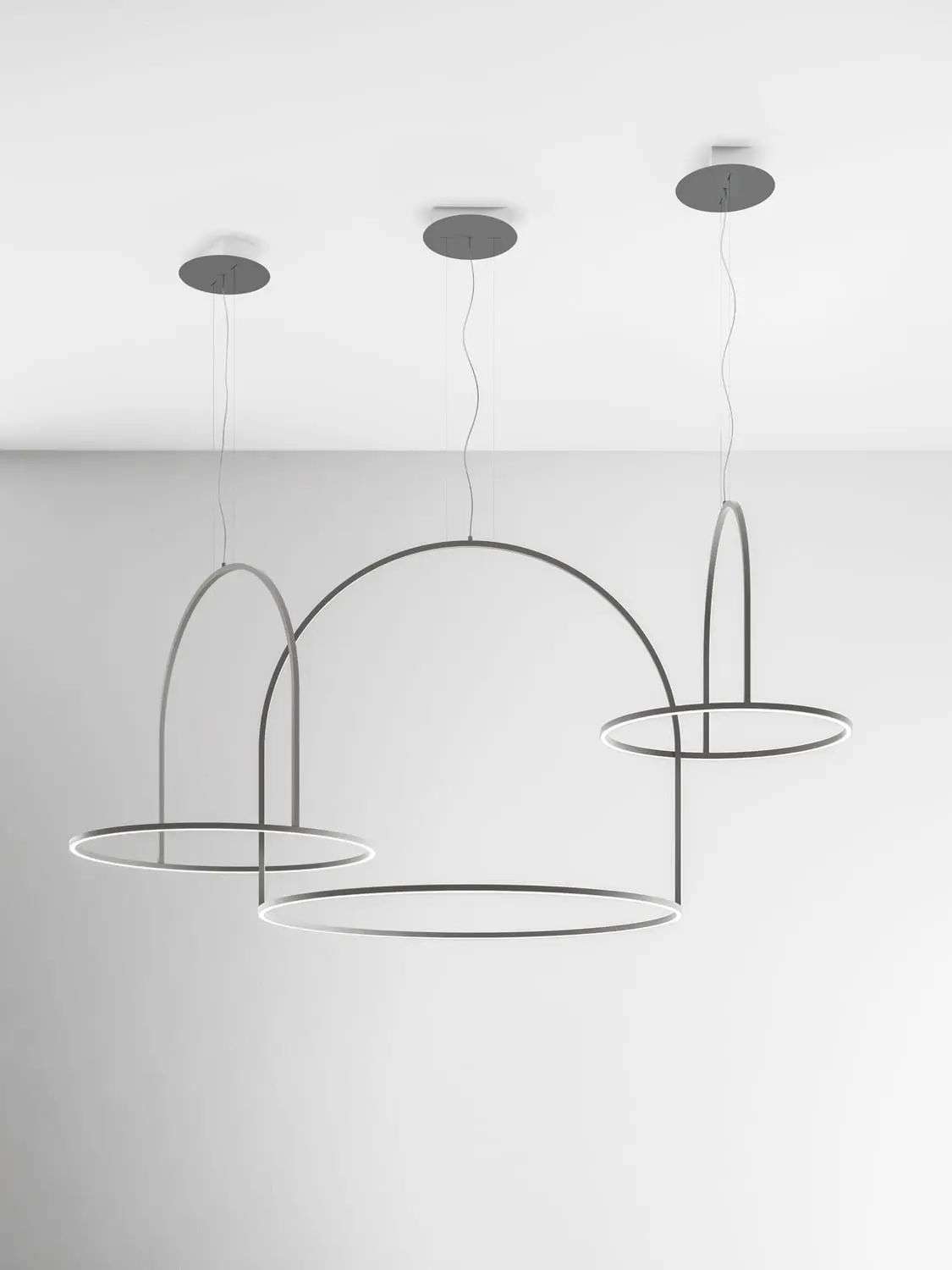 Einzigartige LED Hängeleuchte U-light Axo Light – Bild 3