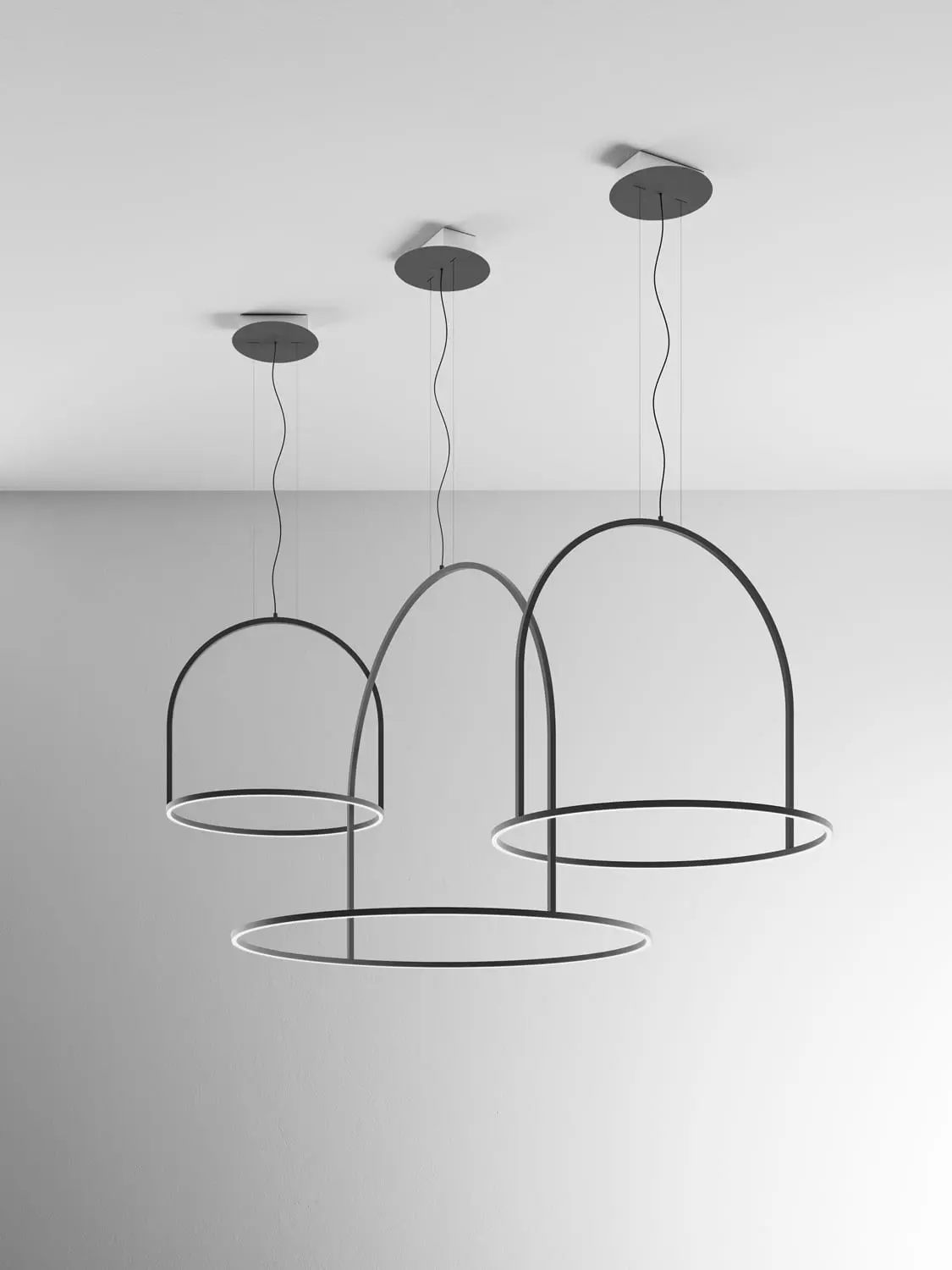 Einzigartige LED Hängeleuchte U-light Axo Light – Bild 2