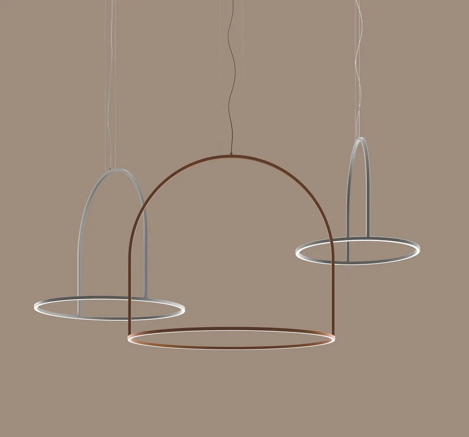 Einzigartige LED Hängeleuchte U-light Axo Light – Bild 7