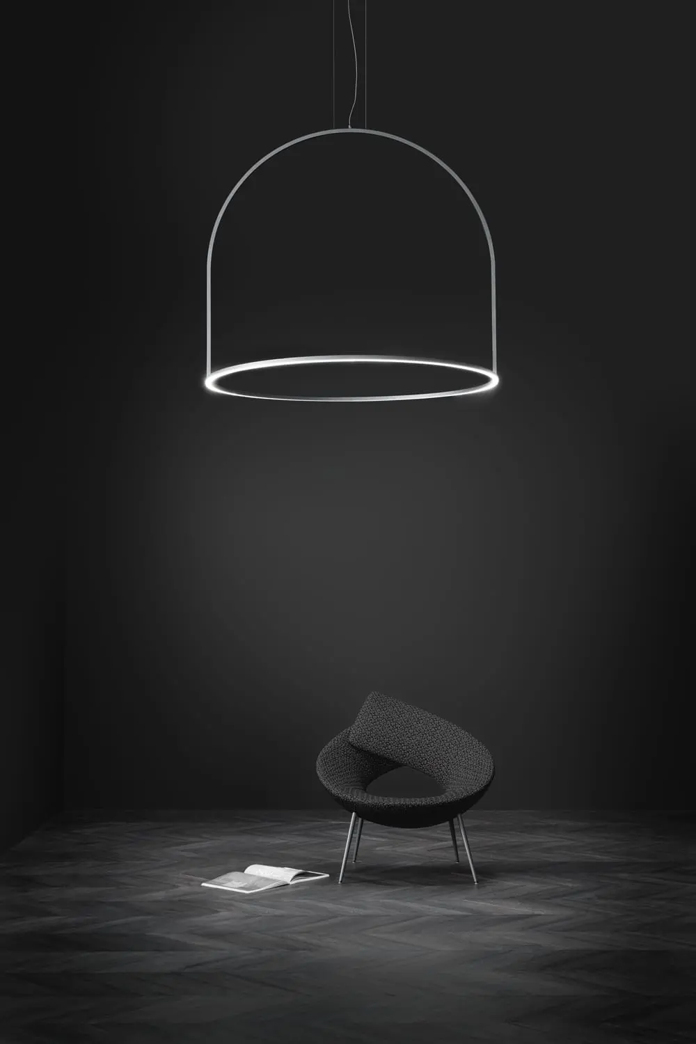 Einzigartige LED Hängeleuchte U-light Axo Light – Bild 4