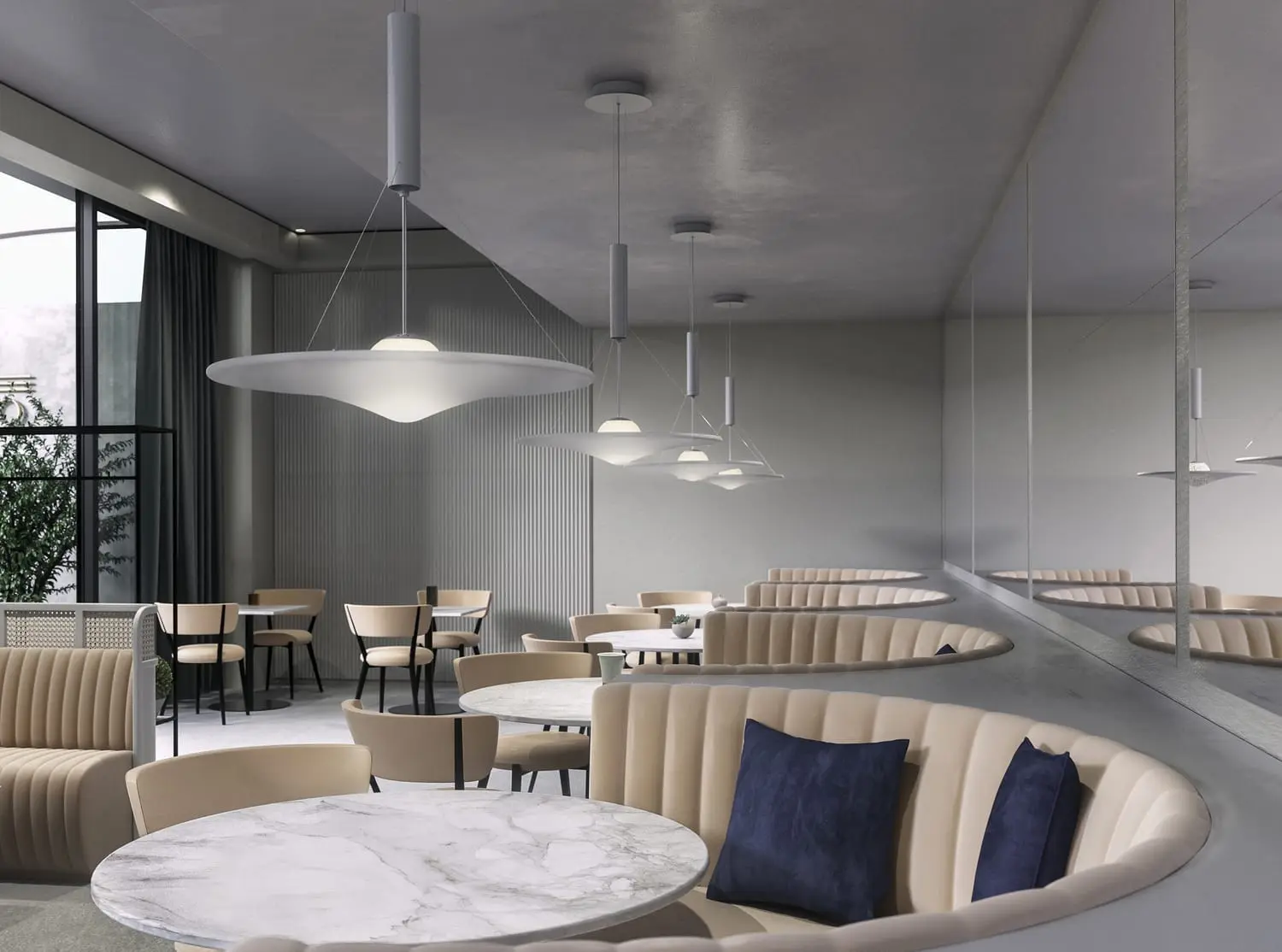 Einzigartige Design LED Hängeleuchte Manto Axo Light – Bild 7