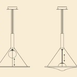 Einzigartige Design LED Hängeleuchte Manto Axo Light – Bild 17
