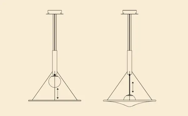 Einzigartige Design LED Hängeleuchte Manto Axo Light