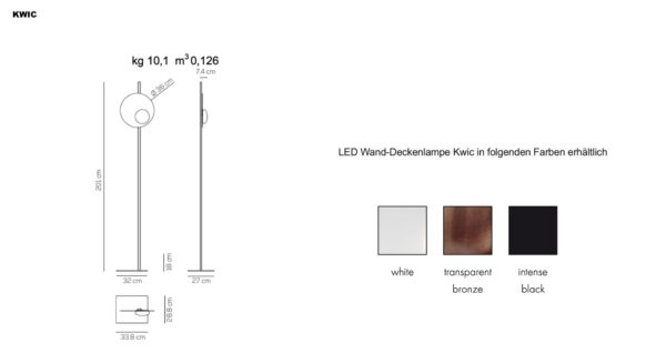Designer LED Stehleuchte Kwic Axo Light
