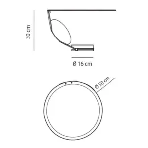 Geometrische LED-Tischleuchte Cut Axo Light – Bild 5