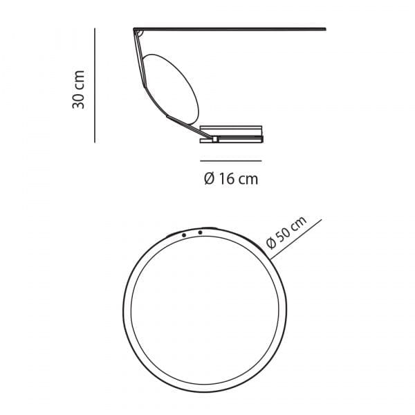 Geometrische LED-Tischleuchte Cut Axo Light