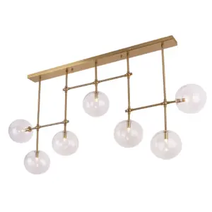 Moderne Glas-Hängeleuchte Lollipop