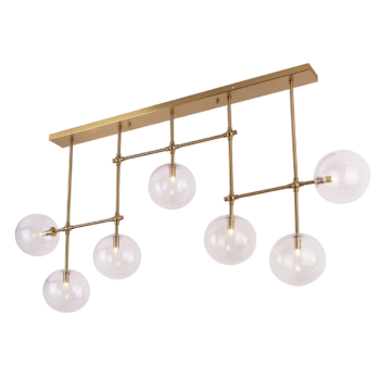 Moderne Glas-Hängeleuchte Lollipop