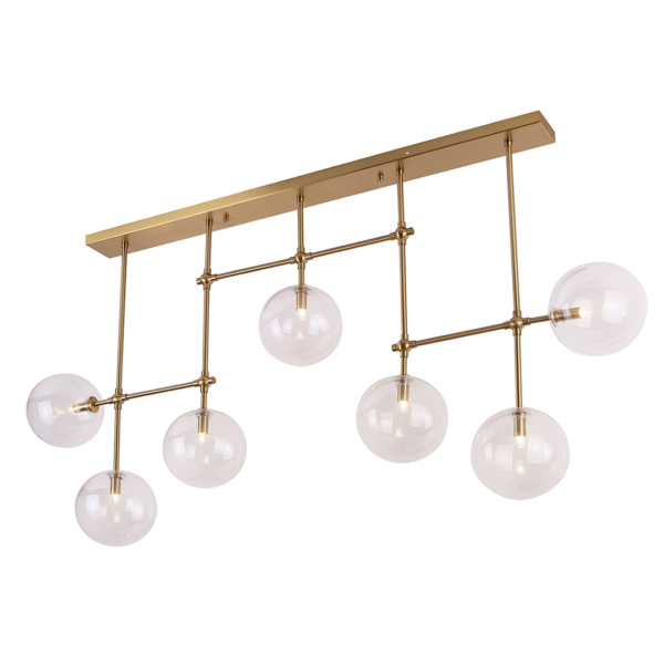 Moderne Glas-Hängeleuchte Lollipop