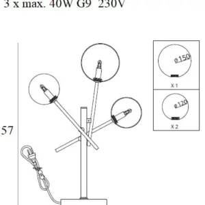 Stilvolle Tischleuchte Lollipop – Bild 5