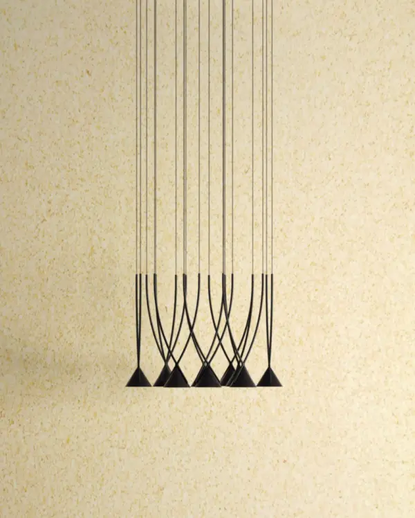 Einzigartige LED-Hängeleuchte Jewel 10 Axo Light Recyceltes Material
