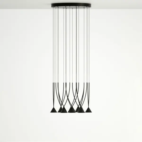 Einzigartige LED-Hängeleuchte Jewel 10 Axo Light Recyceltes Material