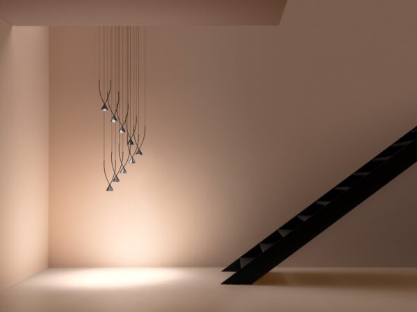 Einzigartige LED-Hängeleuchte Jewel 10 Axo Light Recyceltes Material