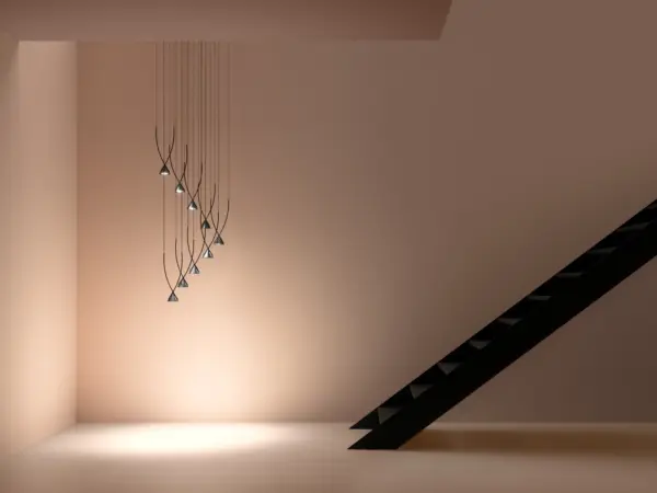 Einzigartige LED-Hängeleuchte Jewel 10 Axo Light Recyceltes Material